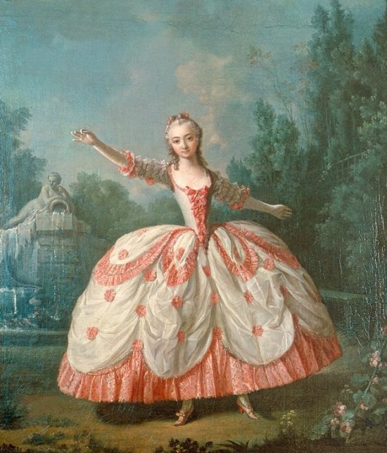 La Camargo. Peinture de Nicolas Lancret (1723)