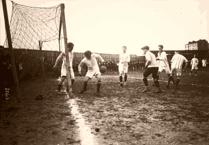 Match France / Luxembourg en 1913