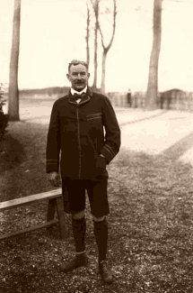 Williams, arbitre de football en 1909