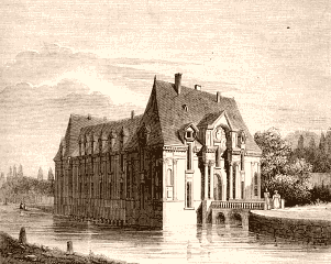 Vue du château de Chantilly