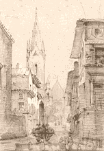 Eglise Saint-Jean, à Aix, en 1846 Eglise Saint-Jean, à Aix, en 1846
