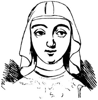 Coiffure du XIIe siècle