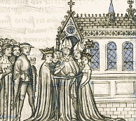 Mariage de Louis VII et Aliénor d'Aquitaine (extrait des Grandes chroniques de France)