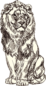 Lion, par Auguste Lançon