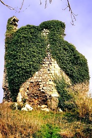 Vestiges de la tour octogone de Montbran