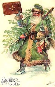 Carte Joyeux Noël du XIXe siècle