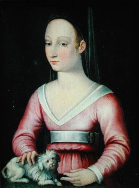 Agnès Sorel. Portrait datant du XVe siècle
