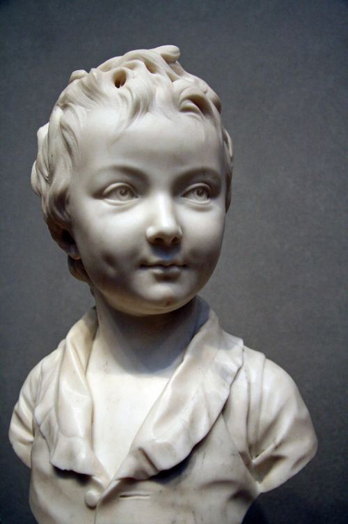 Buste d'Alexandre Brongniart enfant (1777), par Jean-Antoine Houdon (1741-1828)