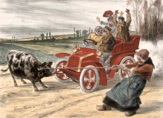 La vache récalcitrante, par Georges Redon (1903)