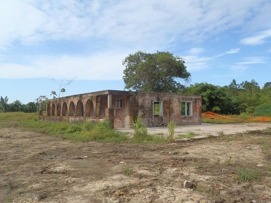 La caserne des surveillants du camp de Saint-Maurice en Guyane