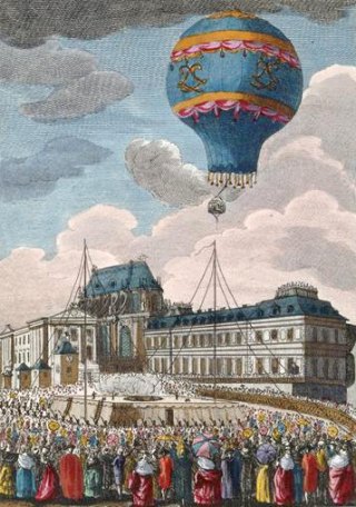 Expérience du ballon des frères Montgolfier à Versailles le 19 septembre 1783