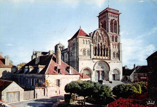 Basilique de la Madeleine, à Vézelay (Yonne)