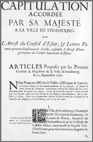 Capitulation de Strasbourg