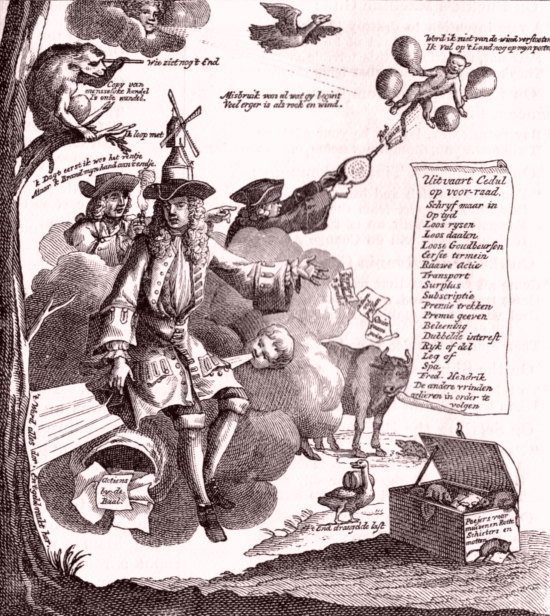 Caricature de Law et de son système (1720)