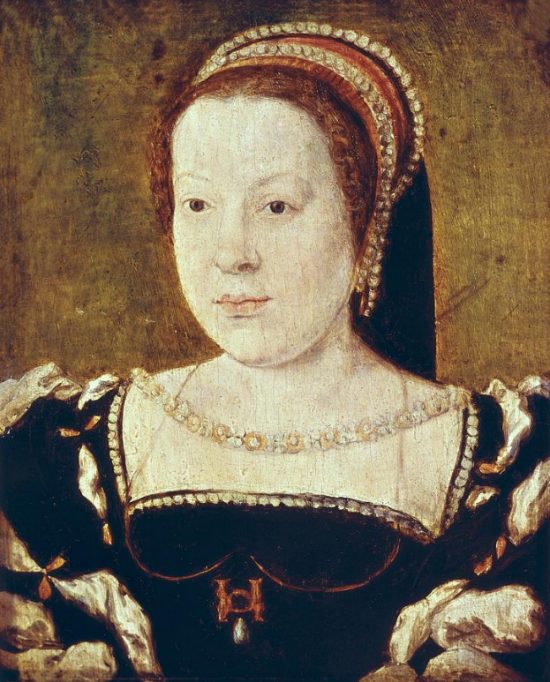 Catherine de Médicis en 1548, par Corneille de Lyon