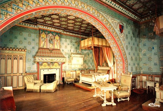 La chambre rose restaurée par Viollet-le-Duc