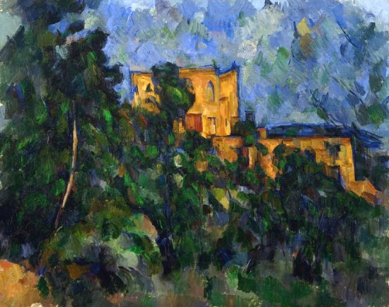 Le Château noir, par Paul Cézanne (1904-1906)