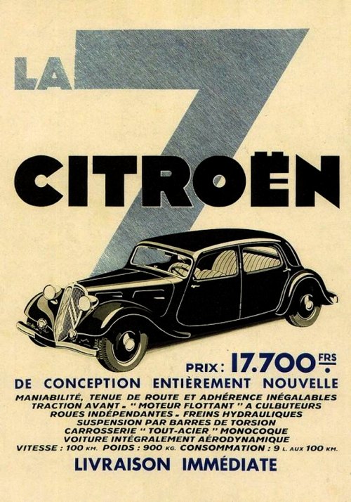 Réclame pour la 7 de Citroën