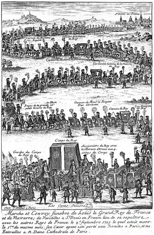 Convoi funèbre du roi Louis XIV