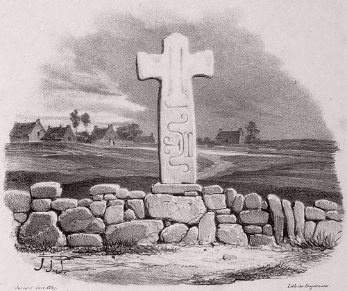 Croix celtique près de Carnac