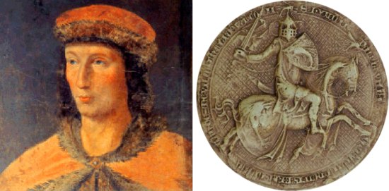 Humbert II de la Tour-du-Pin, dauphin de Viennois (1333-1349) et son sceau