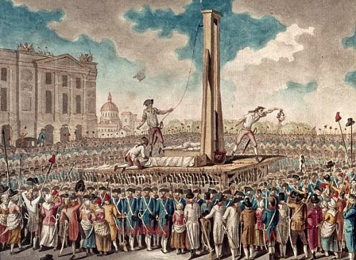 Décapitation de Louis XVI le 21 janvier 1793