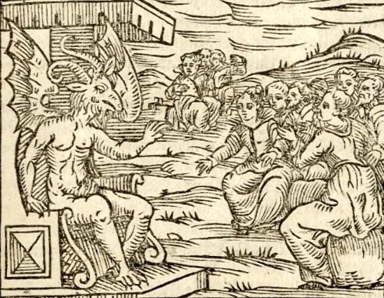 Gravure extraite du Compendium Maleficarum de Francesco Maria Guazzo (1608)