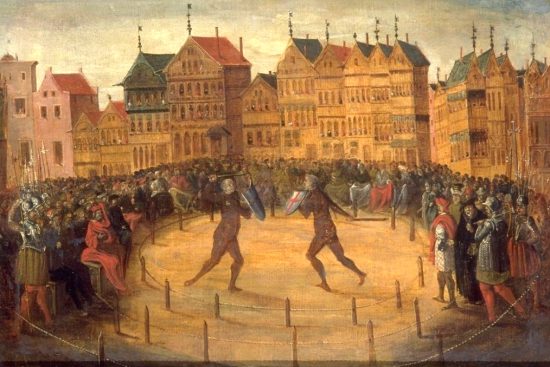 Duel judiciaire du 20 mai 1455 sur la place du Grand Marché de Valenciennes