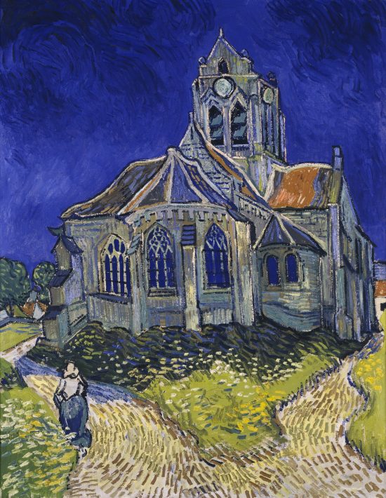 L'église d'Auvers-sur-Oise peinte par Vincent van Gogh (1890)