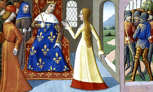 Première entrevue de Jeanne d'Arc et Charles VII à Chinon, le 25 février 1429