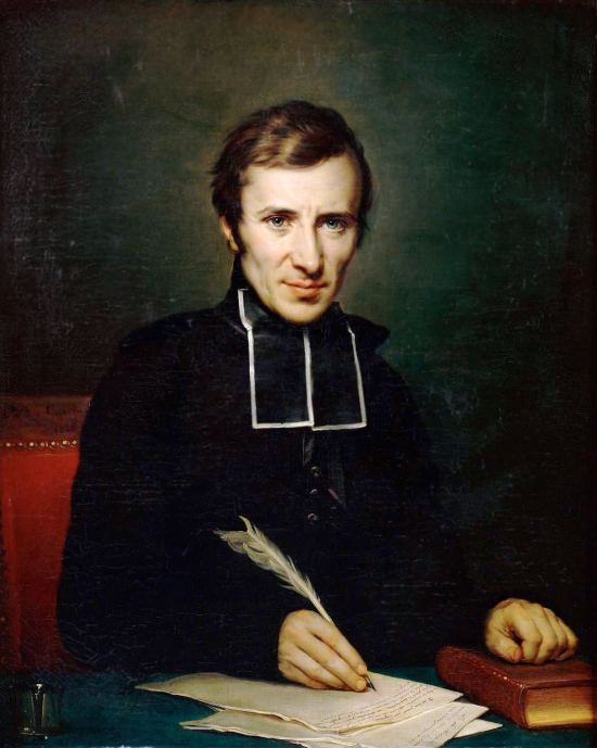 Hugues-Félicité de Lamennais. Peinture de Paulin Guérin (1831)