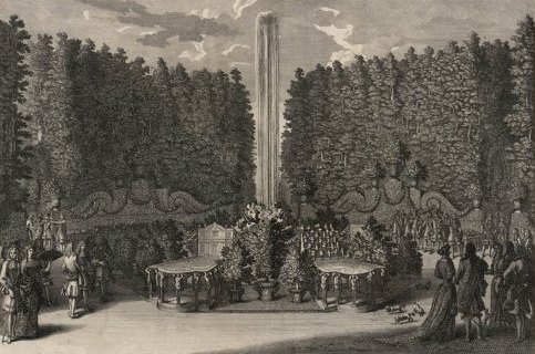Grand divertissement royal en 1668 : la collation, par Jean Le Pautre