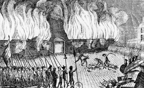 Incendie de la caserne de la garde suisse le 10 août 1792