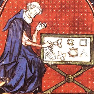 Leçon de géométrie (XIVe siècle)