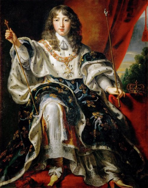 Louis XIV à l'âge de 16 ans, par Juste d'Egmont