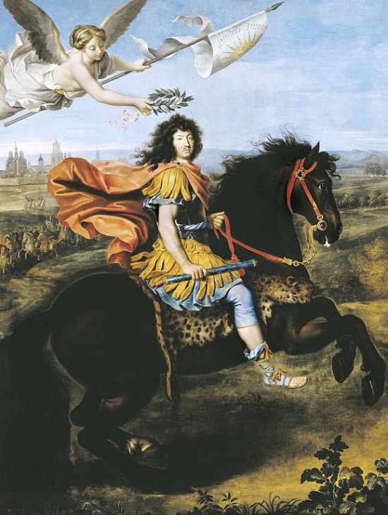 Portrait équestre de Louis XIV, par Pierre Mignard (1674)