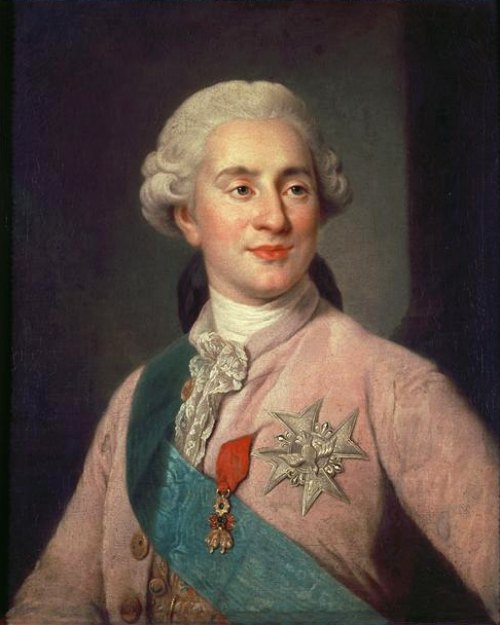 Louis XVI. Peinture de Joseph Siffred Duplessis, peintre du roi et portraitiste de la cour de France