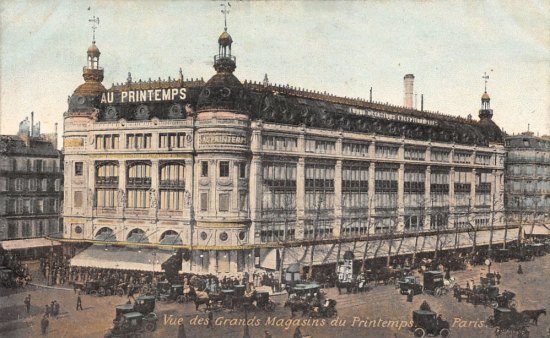 Grands magasins du Printemps au début du XXe siècle