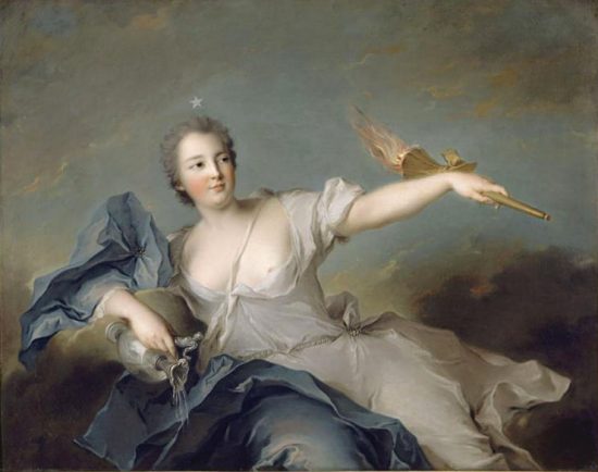 Marie-Anne de Mailly-Nesle, duchesse de Châteauroux, par Jean-Marc Nattier (1740)