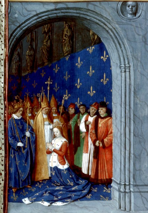 Couronnement de Marie de Brabant à la Sainte-Chapelle (24 juin 1275)