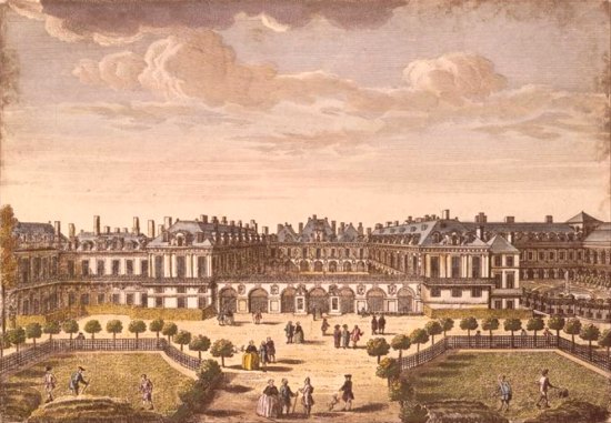 Le Palais-Royal au début du XVIIIe siècle, par Jacques Rigaud