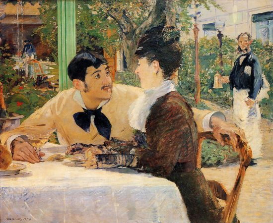Chez le père Lathuille. Peinture d'Édouard Manet (1879)