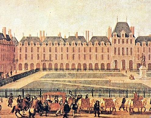 Place des Vosges en 1610 (Paris)