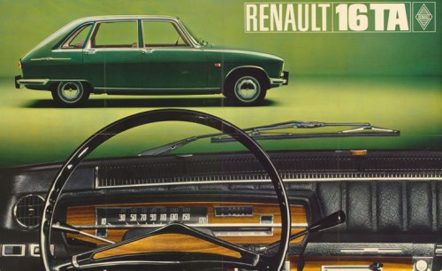 Publicité pour la Renault 16