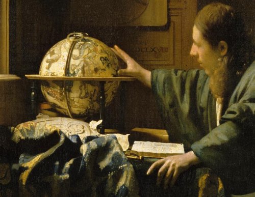 L'astronome par Johannes Vermeer