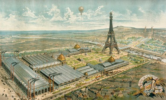 Vue générale de l'Exposition universelle de 1889