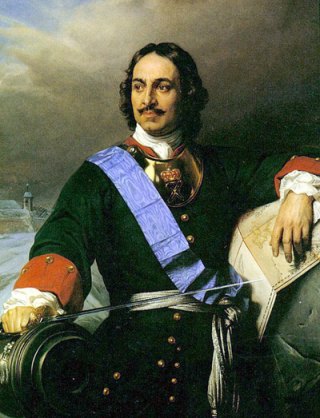 Le tsar Pierre Ier de Russie (Pierre le Grand)