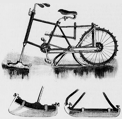 Le vélocipède à neige et à glace