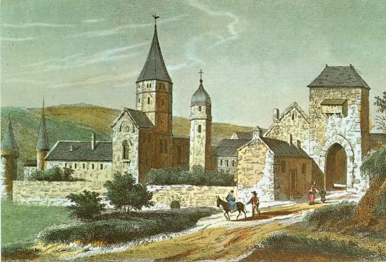 Ancienne abbaye de Cluny. Porte Sainte-Odile