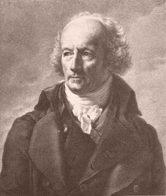 Alexandre-Théodore Brongniart. Gravure réalisée d'après un tableau de François Gérard